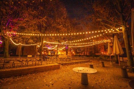 éclairage est le plus important pour une décoration guinguette