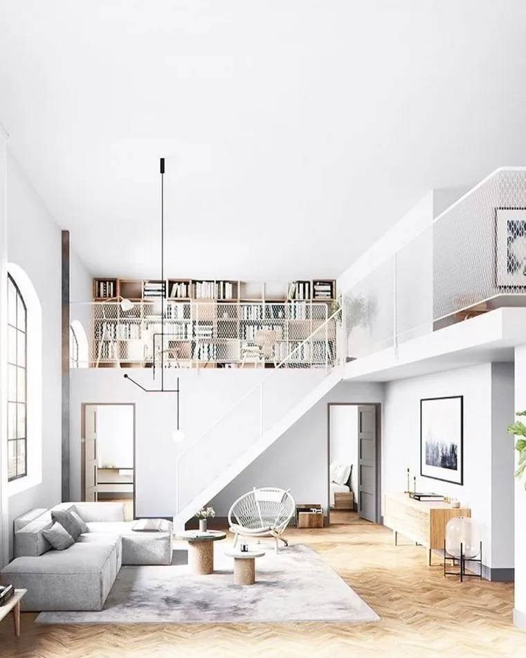 Aménagement de mezzanine atypique