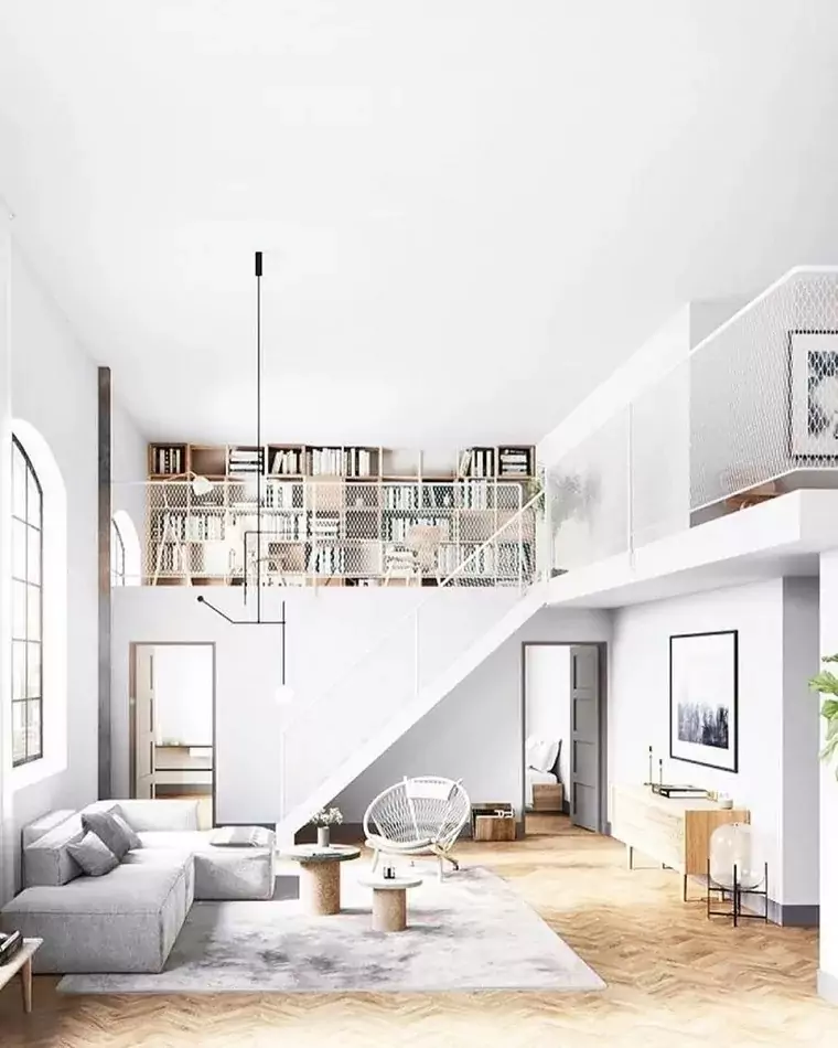 Aménagement de mezzanine atypique