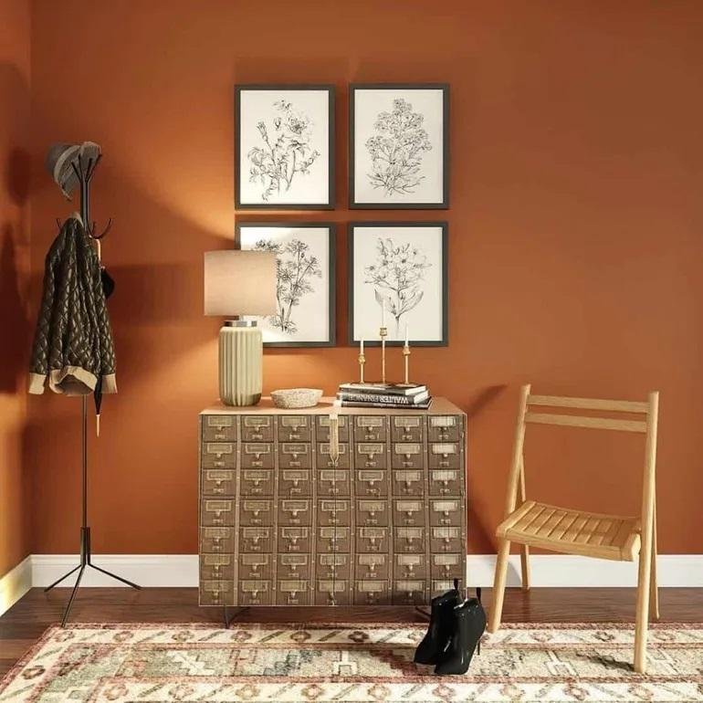 La couleur terracotta pour les murs 1