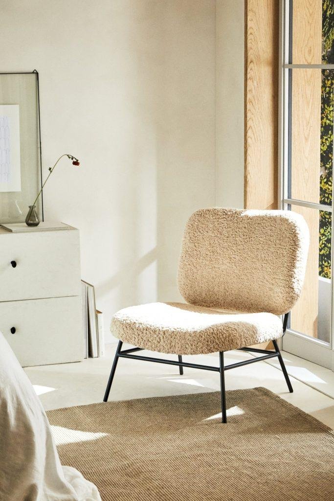 fauteuils effet peau d'agneau fauteuils effet peau d'agneau