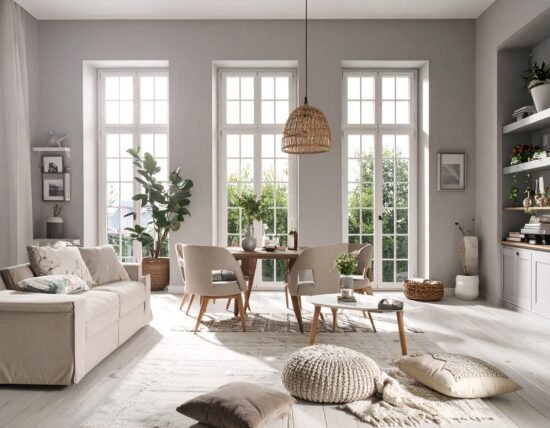 Visite d’une maison monochrome pleine de surprises avec une pièce secrète