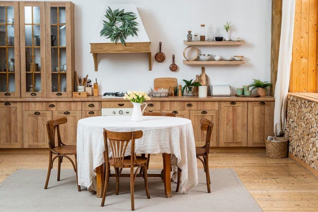 Assurez-vous de choisir la bonne forme de table de cuisine et les bons supports