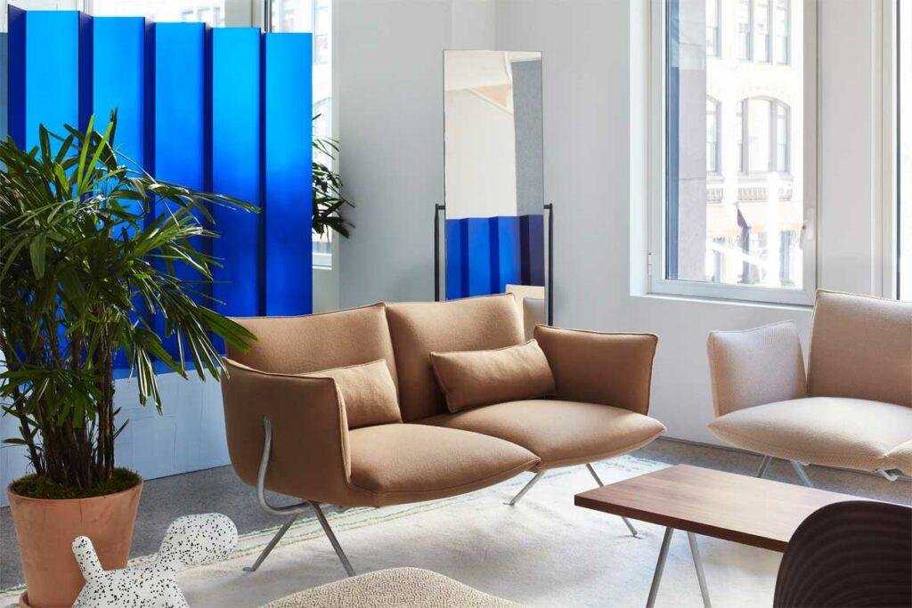Décoration bleu électrique et couleurs neutres Décoration bleu électrique et couleurs neutres
