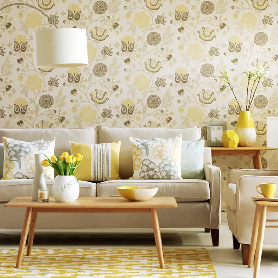 Salon de style Mid-Century
