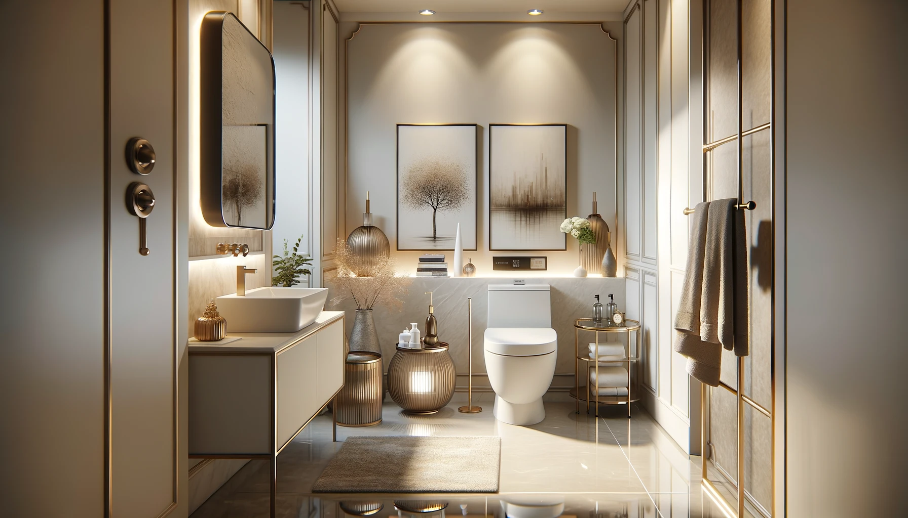 Déco toilettes chic mes astuces pour une décoration sophistiquée