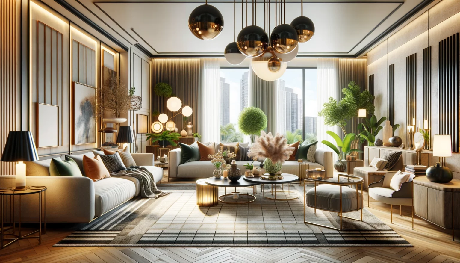Deco Salon Moderne Chic Idées et inspirations pour une ambiance chaleureuse