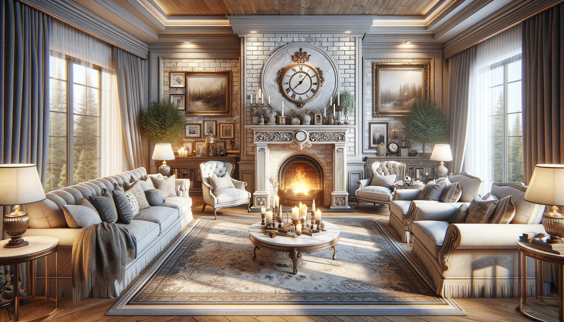 Influence de la décoration de cheminée sur l'ambiance du salon