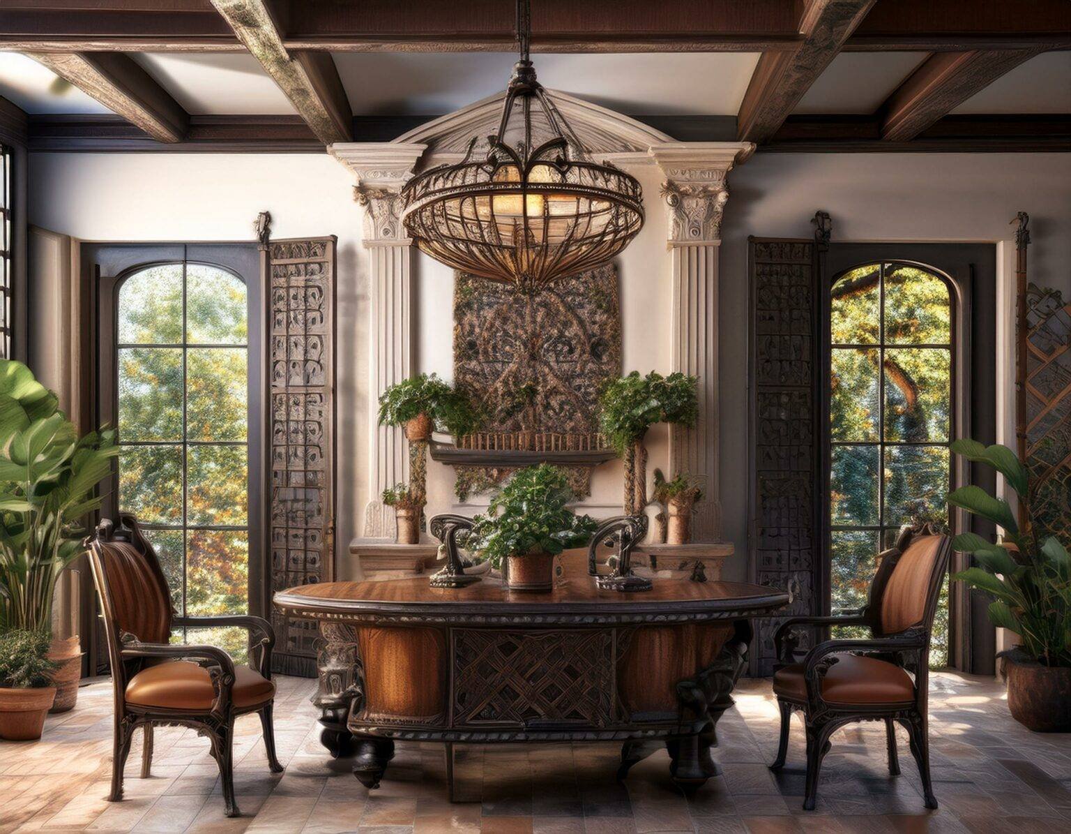 12 façons d'intégrer le fer forgé dans votre décoration intérieure