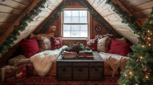 Décorations de noël vintage style rétro pour les fêtes