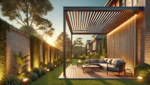 Pergola adossée élégance et fonctionnalité pour votre extérieur