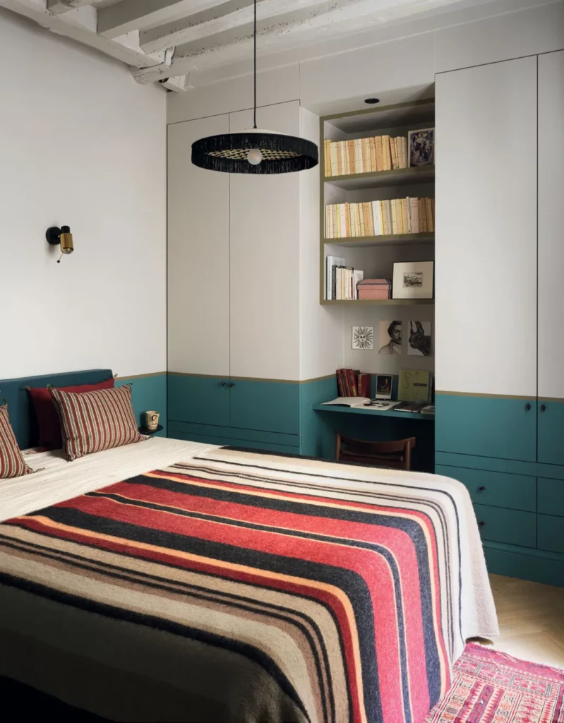 Marianne Evennou opte pour une chambre parentale tendance Marianne Evennou opte pour une chambre parentale tendance