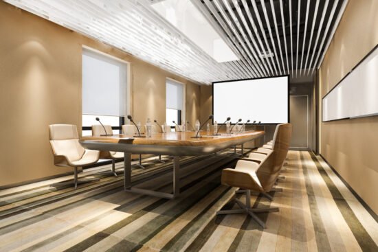 Top 4 des idées déco tendance pour des salles de réunion inspirante