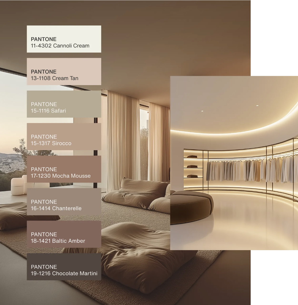 couleur officielle 2025 Mocha Mousse
