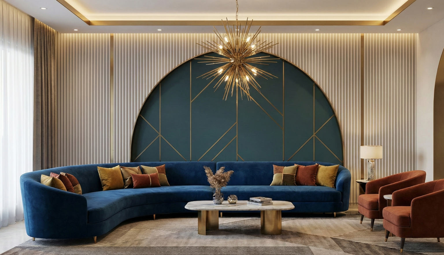 Si vous aimez le laiton et le velours, vous allez adorer cette nouvelle tendance Neo Deco