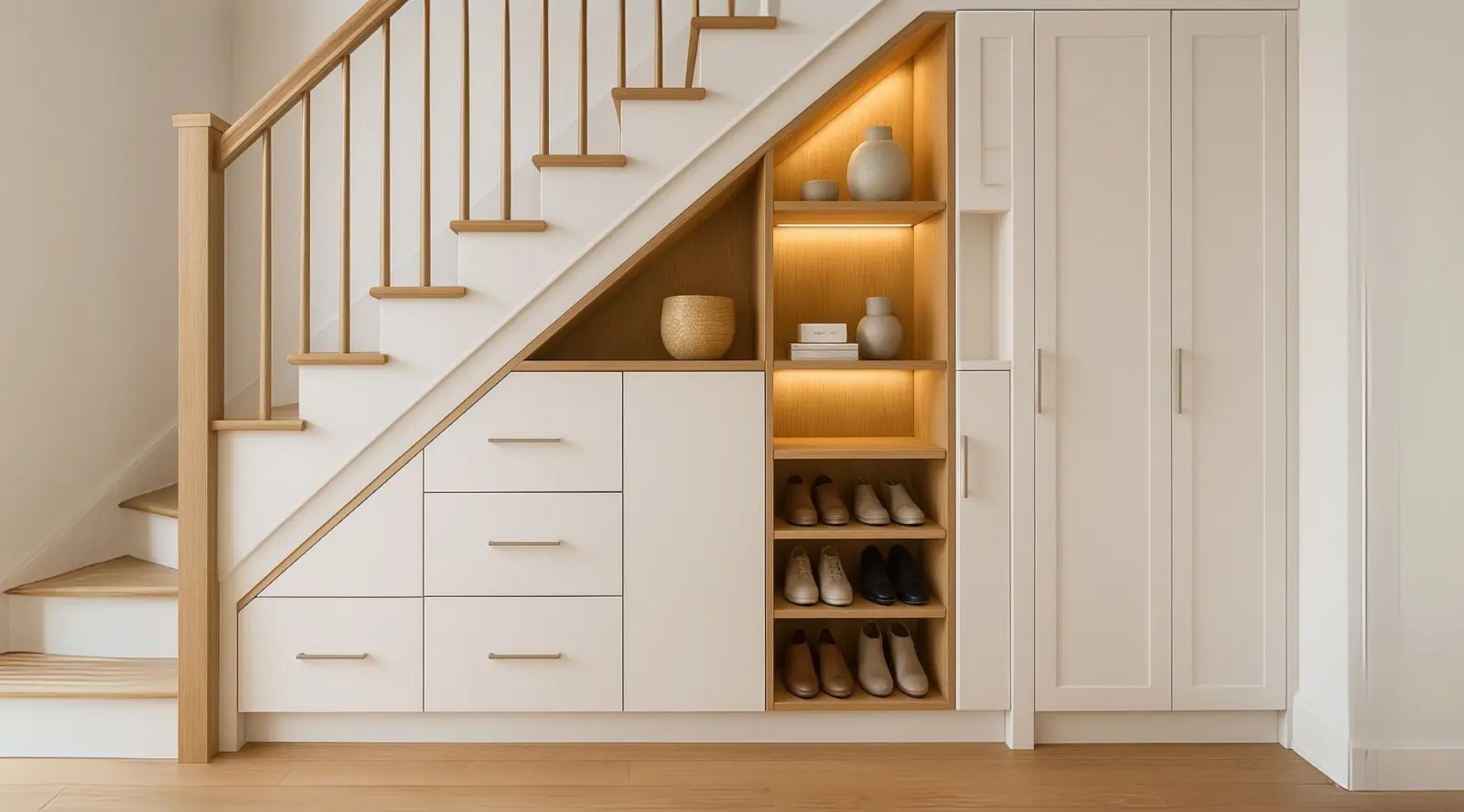 Rangements sous escalier : 10 idées pour transformer cet espace