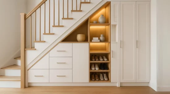 Vous perdez 5m² chez vous voici comment transformer le dessous de votre escalier