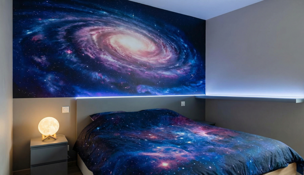 Chambre Ovniprésent dormir dans une galaxie Chambre Ovniprésent dormir dans une galaxie