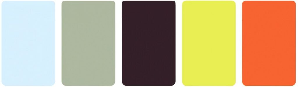 couleurs de la palette Pinterest 2026 couleurs de la palette Pinterest 2026