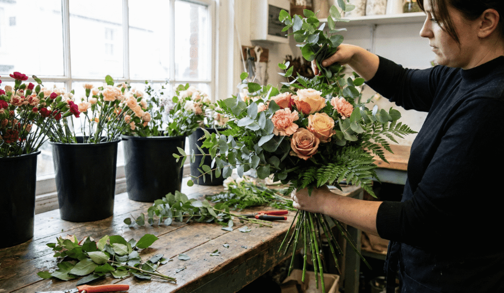 technique des fleuristes pour donner beaucoup de volume à leurs bouquets technique des fleuristes pour donner beaucoup de volume à leurs bouquets