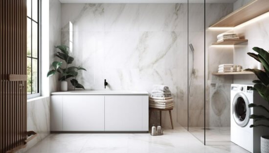 Panneau mural salle de bain rénover sans gros travaux avec ByMyDeco