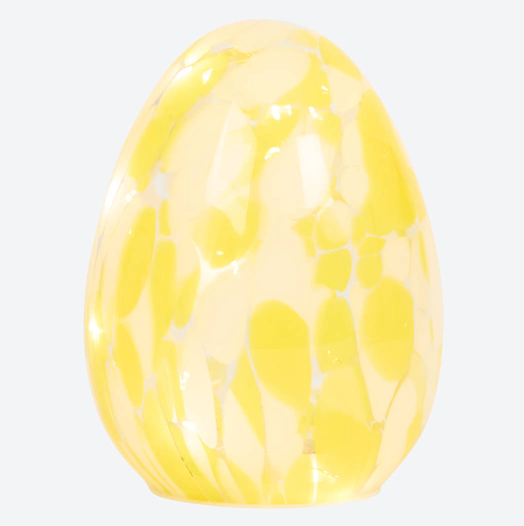 Œuf lumineux décoratif en verre 3